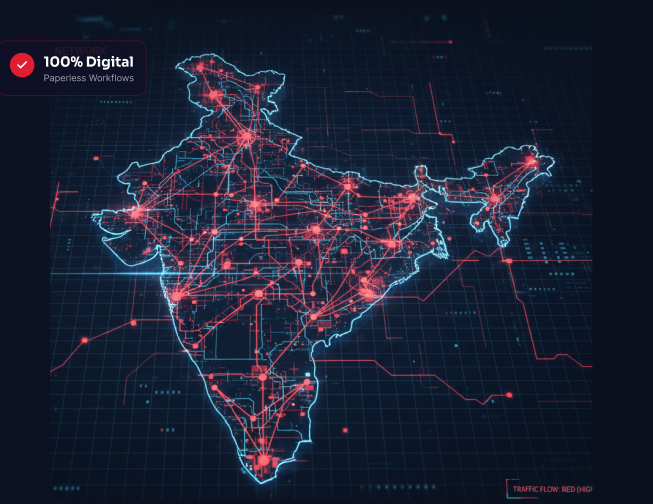 Pan-India RTO network map